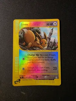 Pokemon - Eevee -Aquapolis-Reverse Holo-75/147-Rare-ENG-Near MINT - Image 1