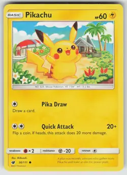 Pokemon - Pikachu - [SM04 - 30/111 Near Mint] - Image 2