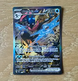 Pokemon TCG Greninja ex 132 SV Promo Full Art Holo Stage 2 HP 300 EN - Image 1