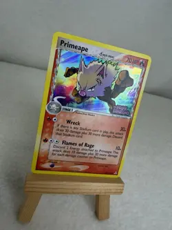 Pokemon TCG Primeape 50/110 Uncommon Holon Phantoms Pokemon Reverse Holo LP - Image 2