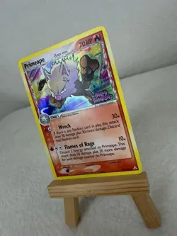 Pokemon TCG Primeape 50/110 Uncommon Holon Phantoms Pokemon Reverse Holo LP - Image 3