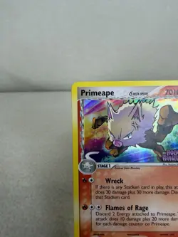 Pokemon TCG Primeape 50/110 Uncommon Holon Phantoms Pokemon Reverse Holo LP - Image 4