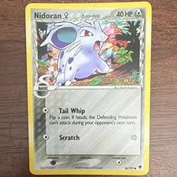 The Pokemon Company Pokemon TCG Nidoran 56/101 Dragon Frontiers Rev Holo - Image 1