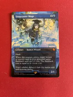 MTG Snapcaster Mage Final Fantasy Holiday Release Chocobo Track Foil English Nm - Image 1