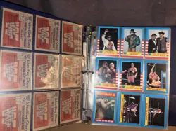 Binder Lot 1985 O-Pee-Chee WWF Wrestling Stars Ringside Action w/ Sealed Pack - Image 1