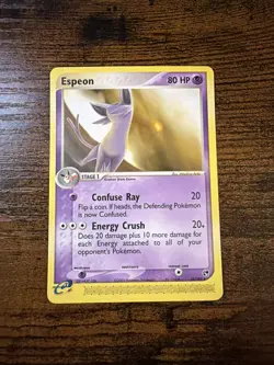 Pokemon Cards Espeon 16/100 Sandstorm Rare LP - Image 1