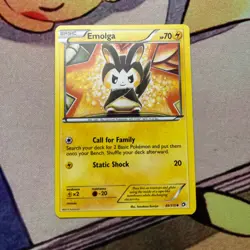 Emolga 49/113 Uncommon Legendary Treasures Pokemon Lightly Played - Image 1