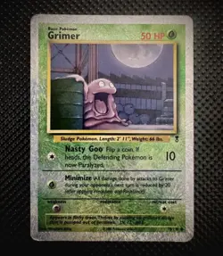 Pokemon Card -Grimer-78/110- Reverse Holo - LegendaryCollection-ENG-LP - Image 1