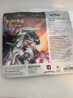 Pokemon TCG Cosmic Eclipse Triple 3 Blister Pack with Celebi Sun Moon - Image 4