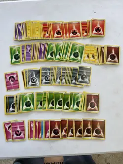 Pokemon TCG Energy Mixed Card WOTC Energies 217 Card Lot - Image 1