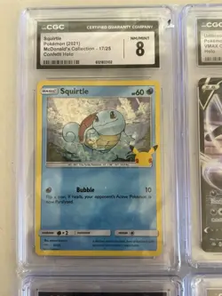 Graded Pokemon TCG Holo Card Lot Umbreon V Pikachu Squirtle Jirachi GX Minccino - Image 4