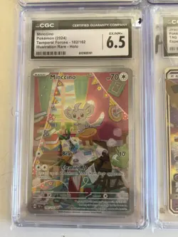 Graded Pokemon TCG Holo Card Lot Umbreon V Pikachu Squirtle Jirachi GX Minccino - Image 5