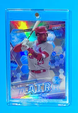 Jordan Walker MINT SILVER REFRACTOR RC BOWMAN'S BEST CARDINALS ROOKIE CARD! - Image 4