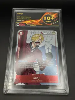 2022 ONE PIECE SANJI PROMO OP01-013 25TH ANNIV. CGG 10+ Perfect All 10 - Image 1