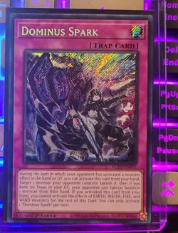 Yu-Gi-Oh! TCG | Dominus Spark | Secret Rare (BLZD-EN077) 1st ED NM - Image 2