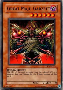Great Maju Garzett DR1-EN225 Dark Revelation Volume 1 Yu-Gi-Oh Unlimited LP - Image 1