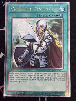 Yu-Gi-Oh Crossout Designator Quarter Century RA02-EN063 25th Anniversary NM - Image 2