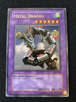 Metal Dragon (LOB-102) The Legend of Blue Eyes White Dragon Unlimited NM - Image 1