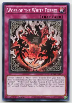 Woes of the White Forest INFO-EN071 The Infinite Forbidden Yu-Gi-Oh NM - Image 1