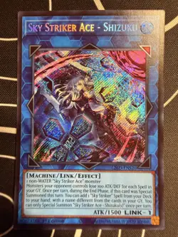 Sky Striker Ace - Shizuku (ALTERNATE ART/SECRET RARE) L26D-ENS26 (NM) Yu-Gi-Oh! - Image 1