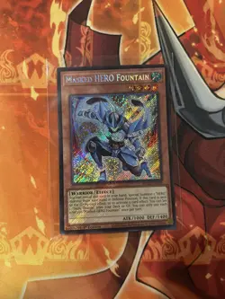 Masked HERO Fountain - BLGG-EN029 - Secret Rare YuGiOh - Image 1