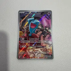 Pokemon TCG Destined Rivals Team Rockets Wobbuffet Promo Card 203 - Image 1