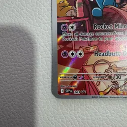 Pokemon TCG Destined Rivals Team Rockets Wobbuffet Promo Card 203 - Image 2