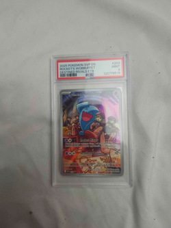 Team Rocket Wobbuffet 203 Promo Destined Rivals ETB 2025 Pokemon Card PSA 9 Mint - Image 1