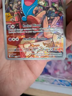 Pokemon TCG Destined Rivals Team Rocket's Wobbuffet SVP 203 Promo Card - Image 3