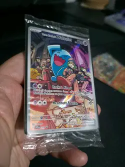 Pokemon Team Rockets Wobbuffet SVP 203 Promo Card, Sealed Destined Rivals Series - Image 2