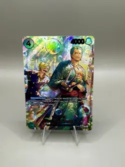 One Piece Roronoa Zoro PRB02-006 SP The Azure Sea's Seven OP14 Special Alt Art - Image 1