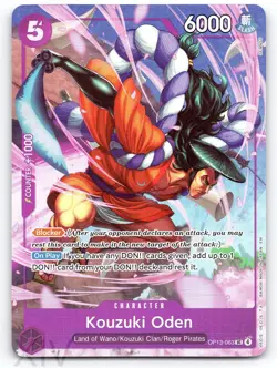 Kouzuki Oden (Premium Card Collection -Best Selection Vol. 5-) - One Piece Promo - Image 1