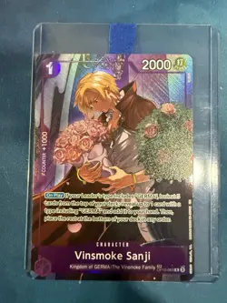 Vinsmoke Sanji TR OP10-063 Alternate Art One Piece Legacy Of The Master English - Image 3