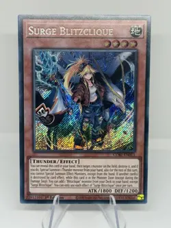 CORI-EN011 Surge Blitzclique : Secret Rare Card : 1st Edition : YuGiOh TCG - Image 1