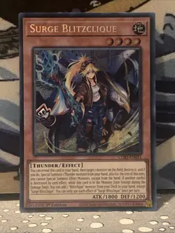 Yugioh - Surge Blitzclique - CORI-EN011 - Secret Rare - 1st Edition - (NM) - Image 1