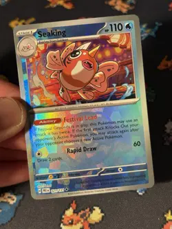 Pokemon Cards Seaking 021/131 Masterball Reverse Holo Prismatic Evolutions- (NM) - Image 2