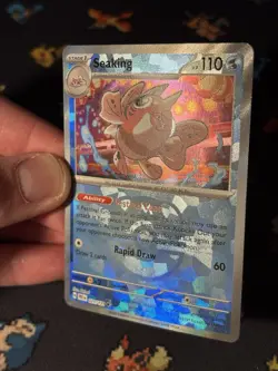 Pokemon Cards Seaking 021/131 Masterball Reverse Holo Prismatic Evolutions- (NM) - Image 3