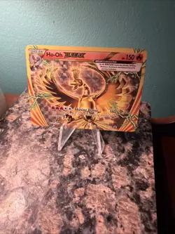 Pokemon Ho-Oh BREAK Promo Holo XY154 Break 150 HP Shining Flame Card XY English - Image 1