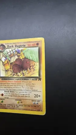 Dark Dugtrio 23/82 Team Rocket Regular Pokemon Card - Ungraded - Image 2