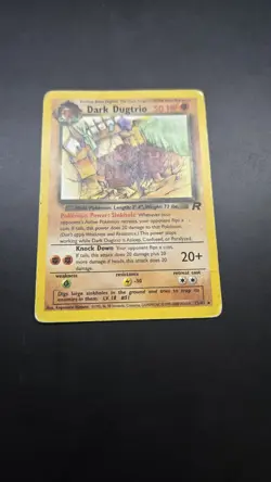 Dark Dugtrio 23/82 Team Rocket Regular Pokemon Card - Ungraded - Image 3