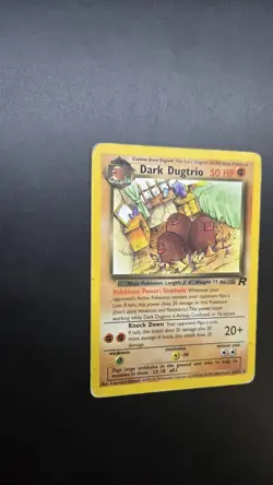 Dark Dugtrio 23/82 Team Rocket Regular Pokemon Card - Ungraded - Image 4