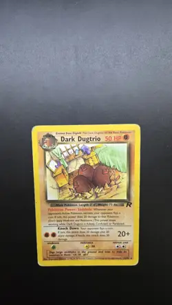 Dark Dugtrio 23/82 Team Rocket Regular Pokemon Card - Ungraded - Image 5