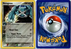 Pokemon Card - Metagross POP Series 1 2/17 2004 Rare Holo Heavily Played - Image 3