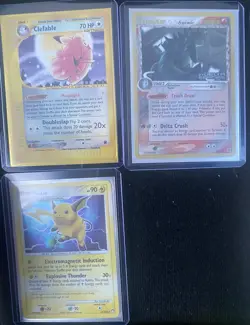 Pokemon TCG 7-Card Lot LV.X Delta Species Reverse Holo Rayquaza Lucario - Image 2