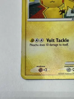 Pokemon TCG 2009 Vintage Pikachu Holo Stamped Card 7/16 Pokemon Rumble - Image 4