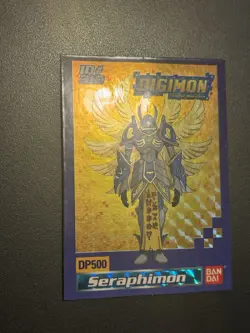 Digimon Seraphimon Holo Foil Bandai DP500 ID #310 Card 2000 - Image 4