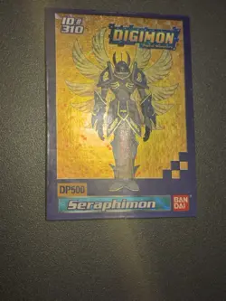 Digimon Seraphimon Holo Foil Bandai DP500 ID #310 Card 2000 - Image 5