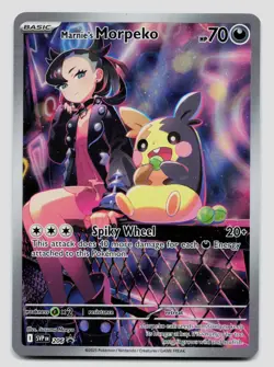 Pokemon Marnie’s Morpeko Holo Rare SV: Scarlet & Violet Promo Cards 206 NM - Image 1