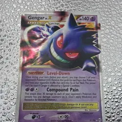Pokemon Gengar LV.X 97/99 Arceus Ultra Rare Holo Pokemon TCG Card English 2009 - Image 1