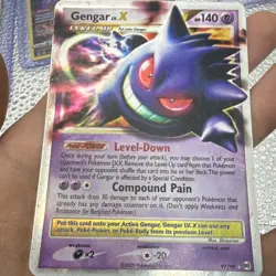 Pokemon Gengar LV.X 97/99 Arceus Ultra Rare Holo Pokemon TCG Card English 2009 - Image 5
